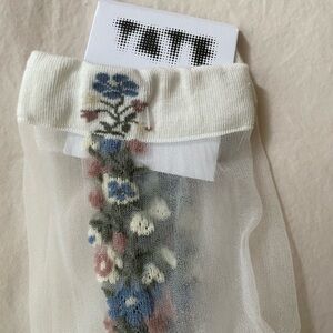 Tate Britain Sargent Fashion Collection Floral Socks NWT